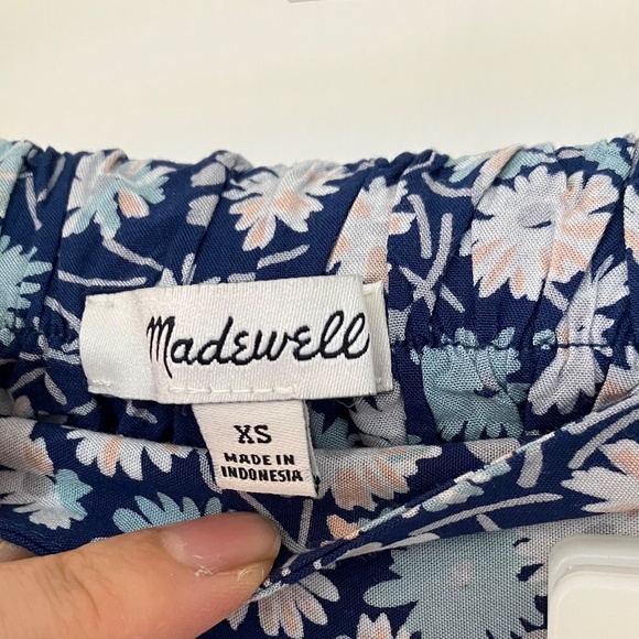 Madewell Set of French Floral Cami and Huston Pull-on Crop Pants - Picture 10 of 11